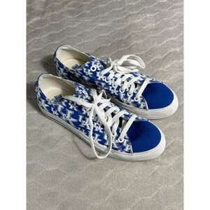 Row One Kentucky Wildcats All Over Print Shoes Womens 9 Mens 7.5 Blue White UK